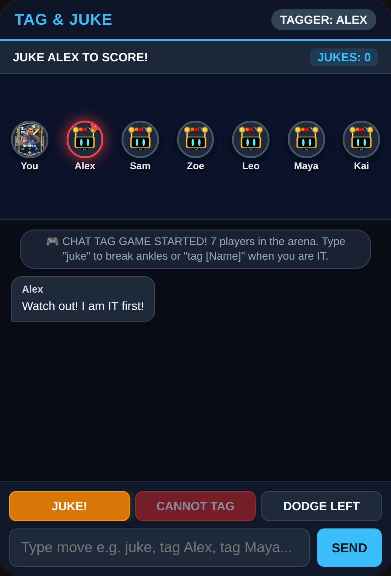 Tag & Juke Chat Sandbox cover