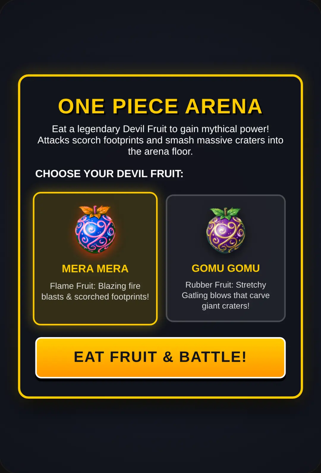 One Piece: Arena Devil Fruits cover