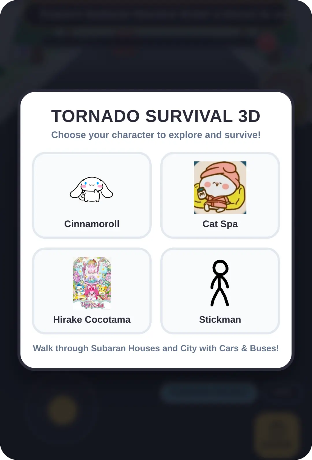 Tornado Survival 3D (UPDATE 0.1) cover