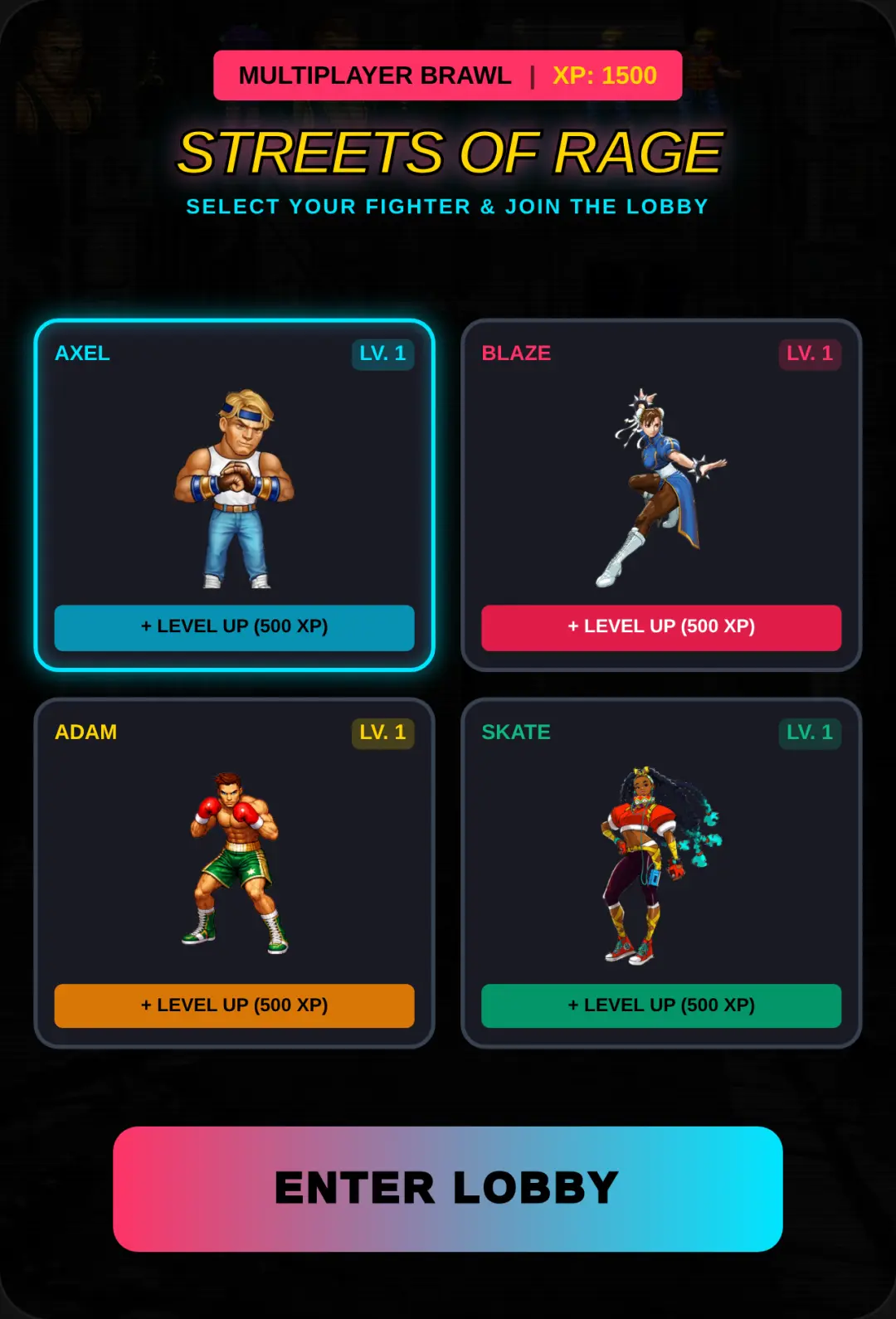 Streets of Rage: Multiplayer Urban Brawl cover