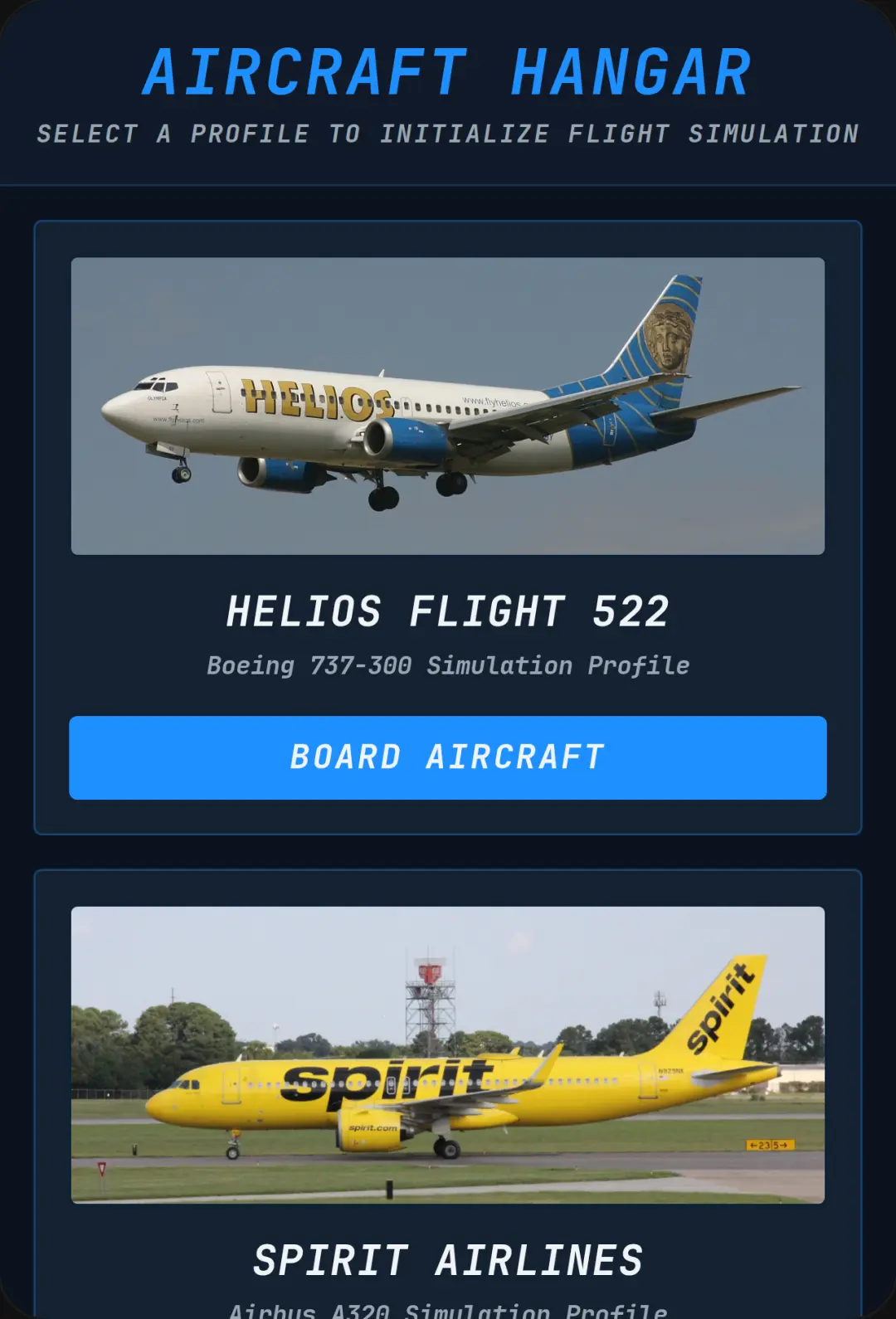 Aviation Control Deck Simulator cover