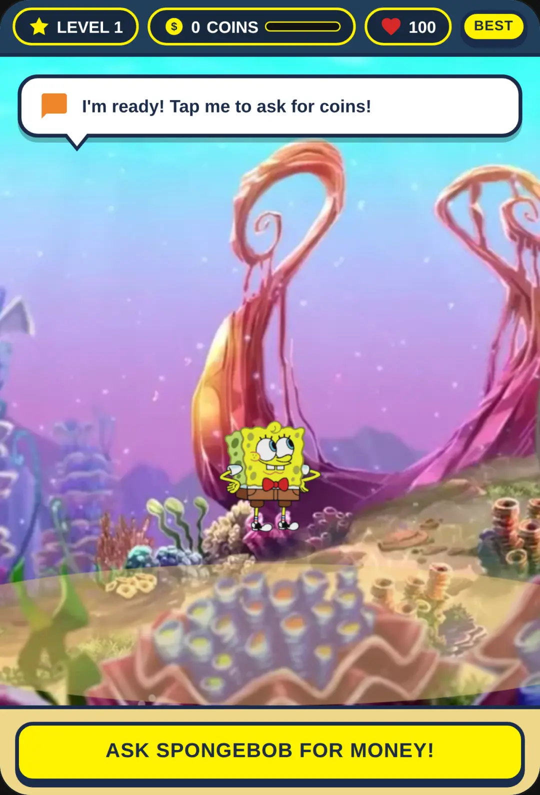 SpongeBob's Money Quest cover