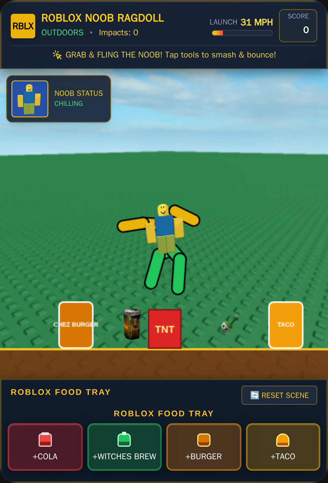 Roblox Noob Ragdoll Simulator cover