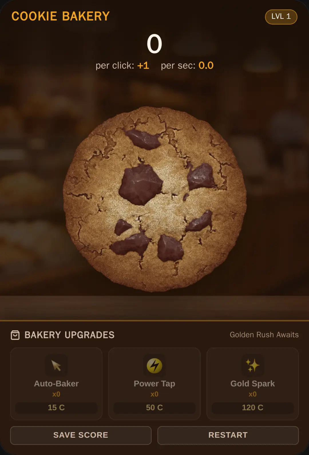 Cookie Clicker - Bakery Warmth & Gold cover