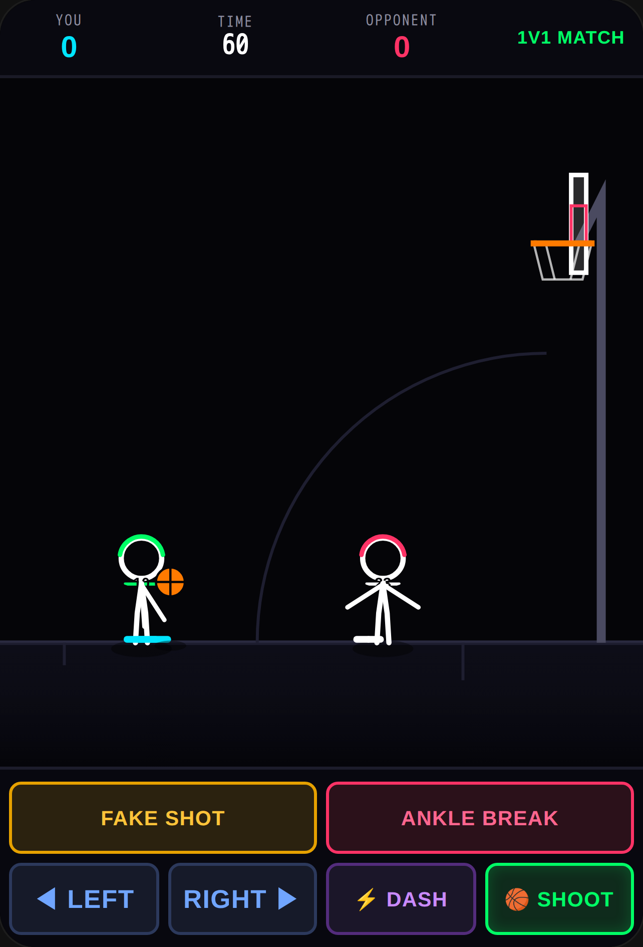 Stickman 1v1 Basketball Showdown cover