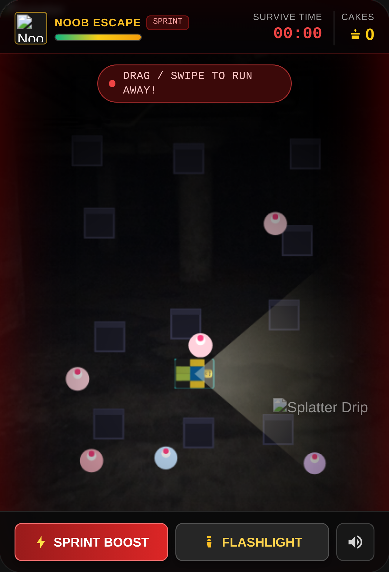 Ghastly Escape: 3008 Basement The monster is scray you and you better run cover