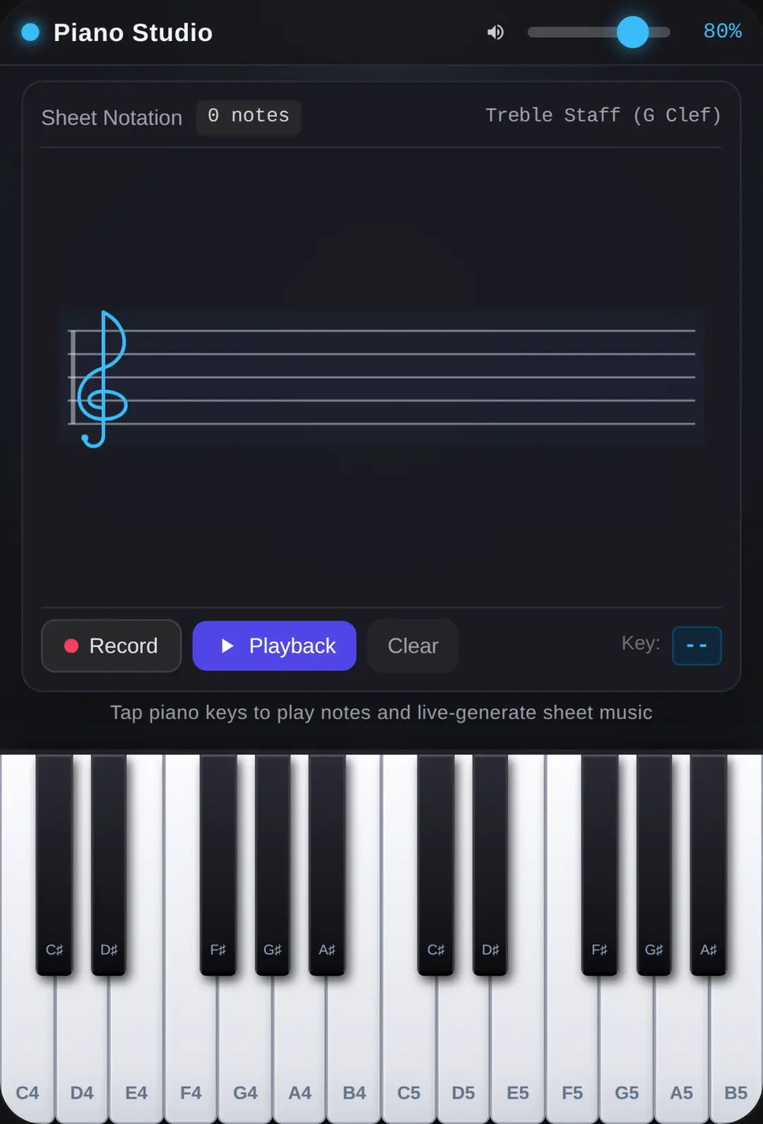 Minimalist Piano & Sheet Music cover