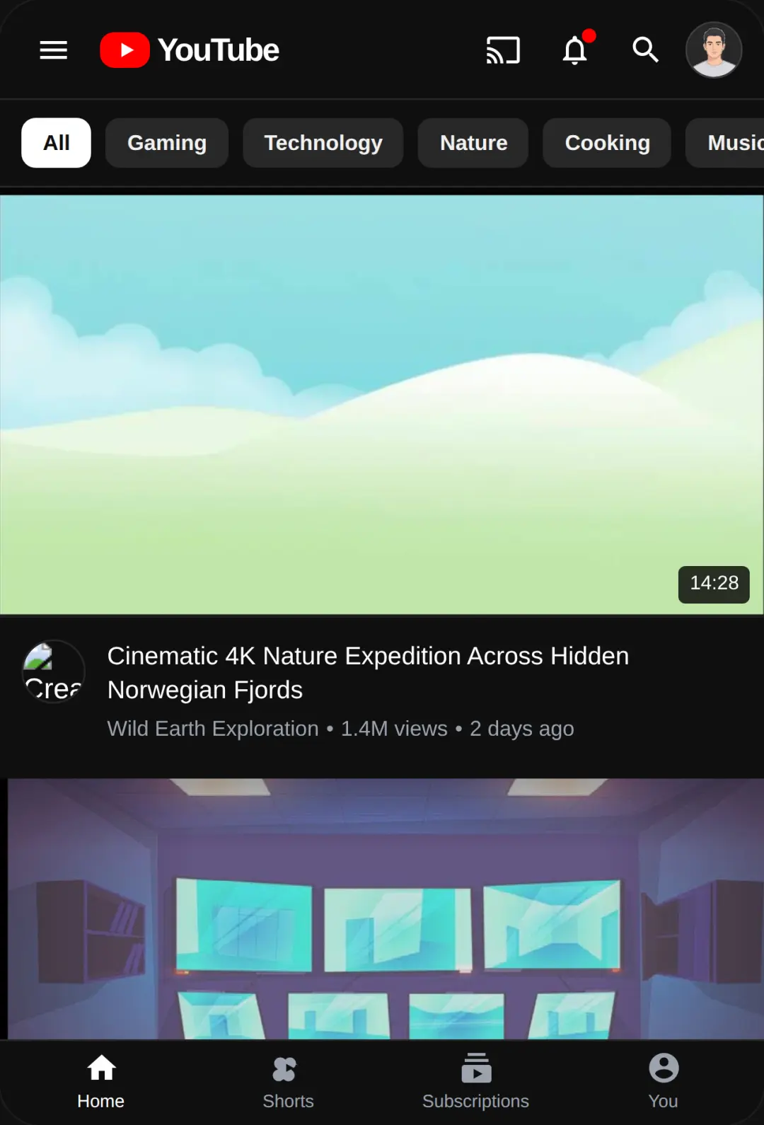 YouTube cover
