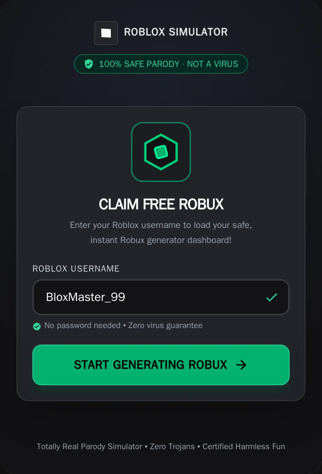 Robux Generator Simulator cover