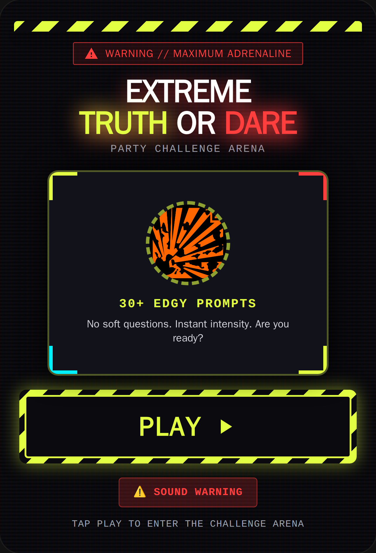 EXTREME TRUTH OR DARE cover