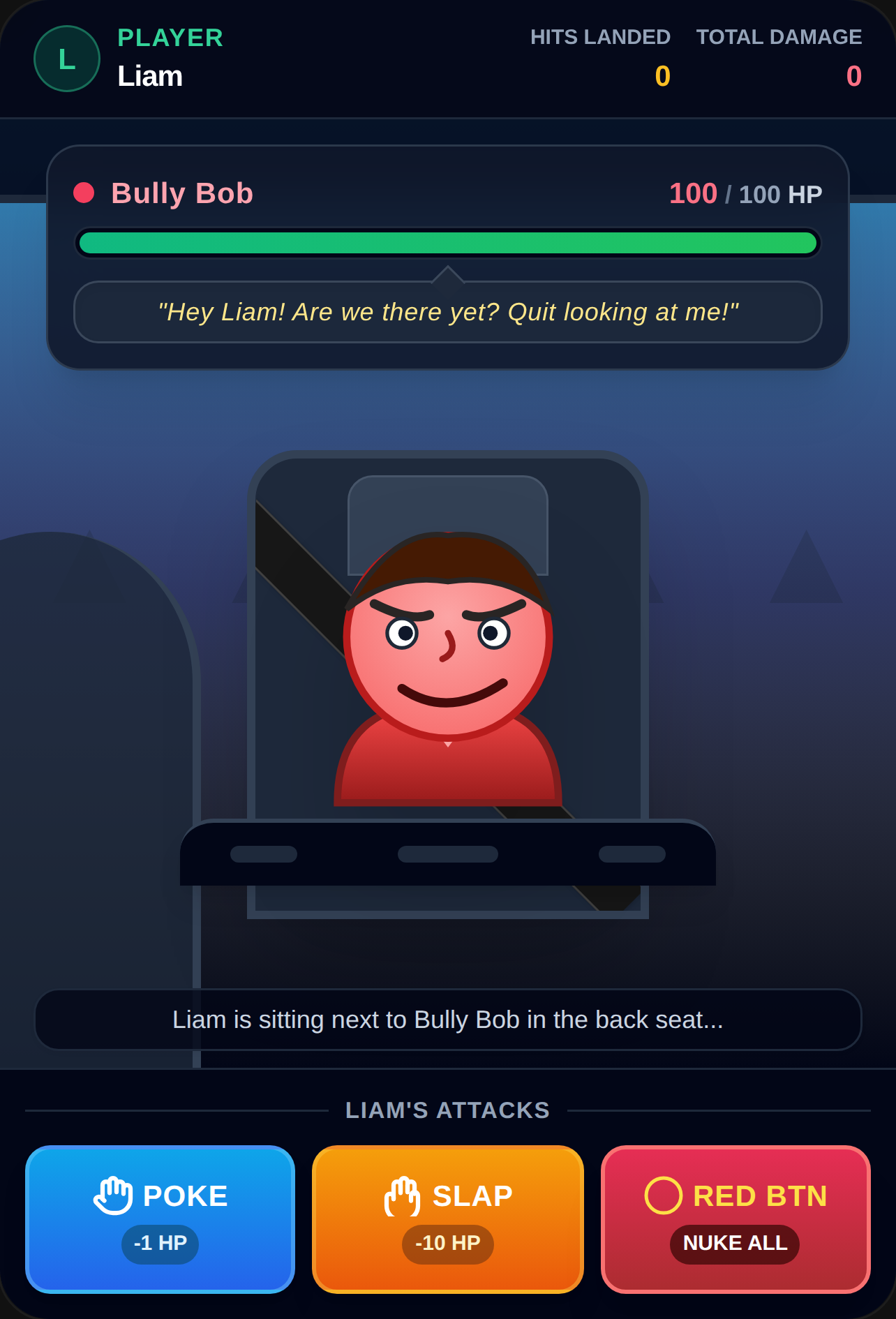 Bully Bob In The Car cover