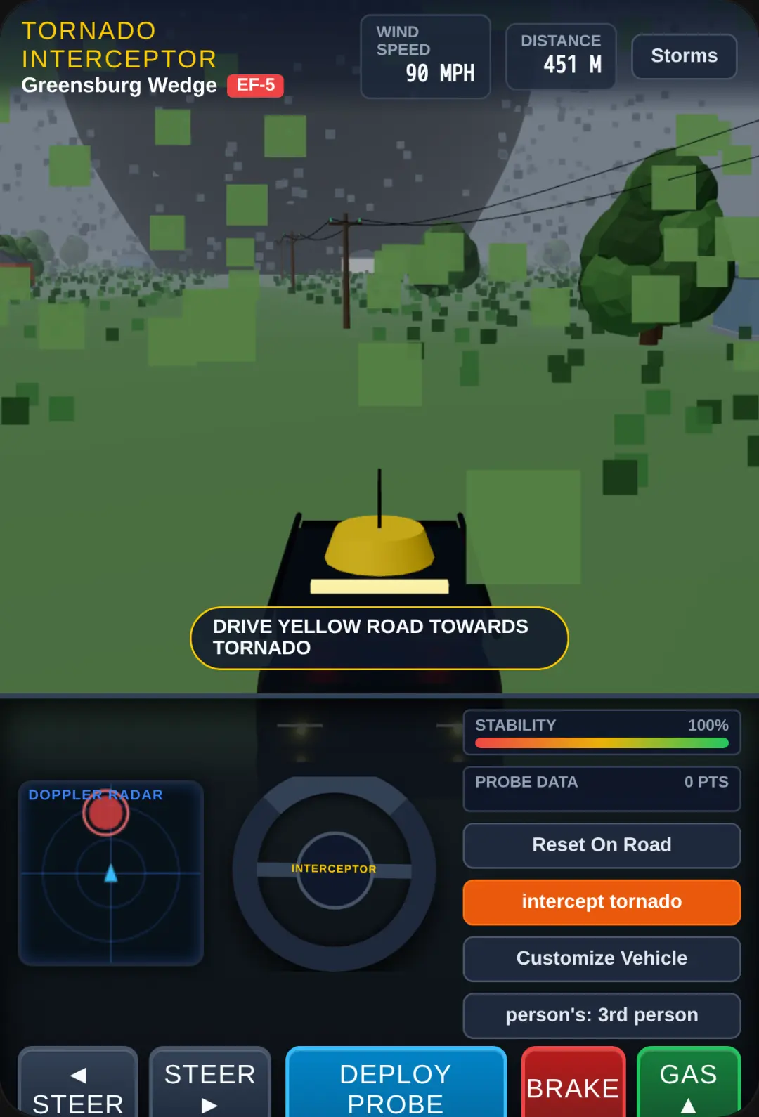 3D Tornado Interceptor: Storm Chaser cover