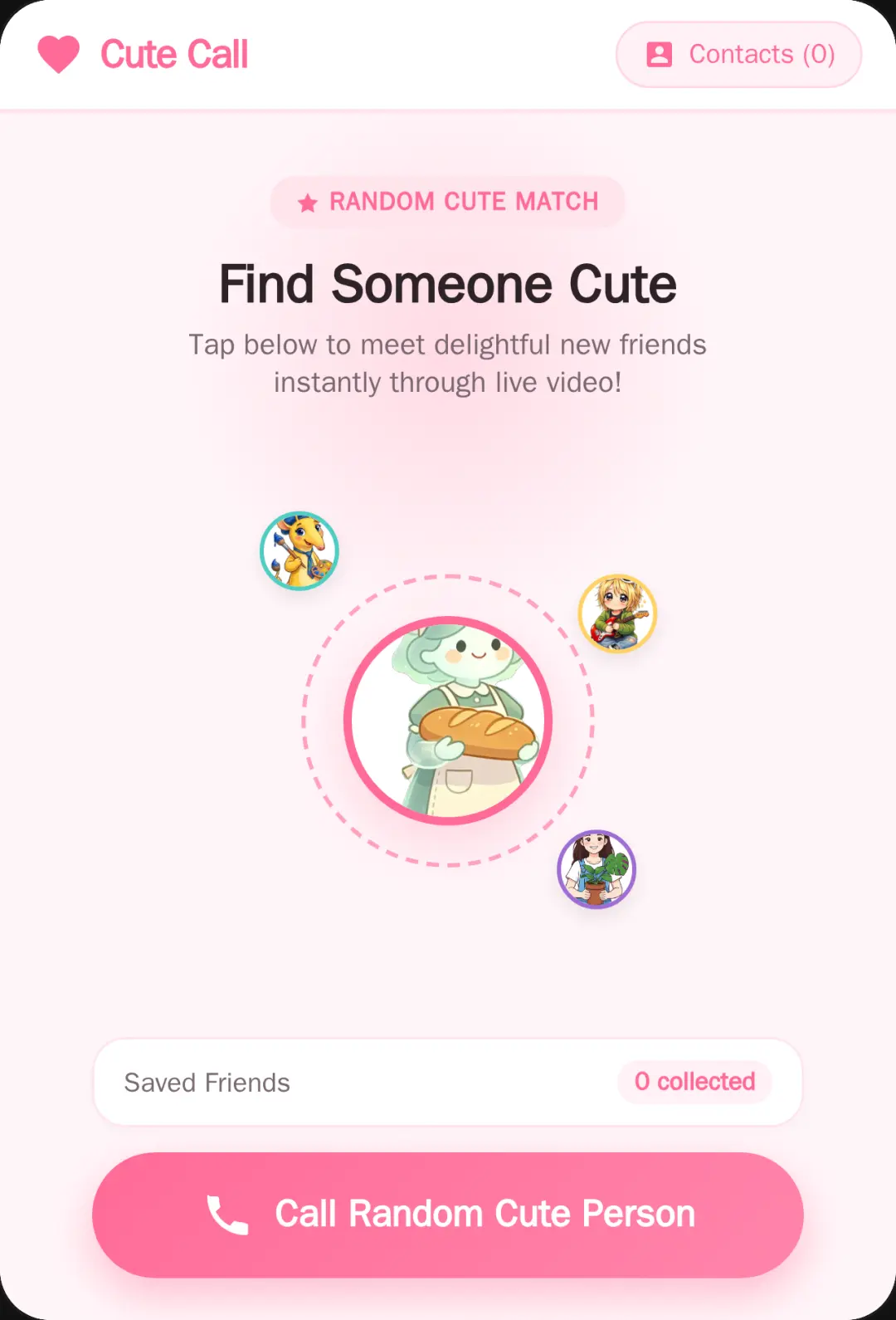 Cute Call - Random Video Connect cover