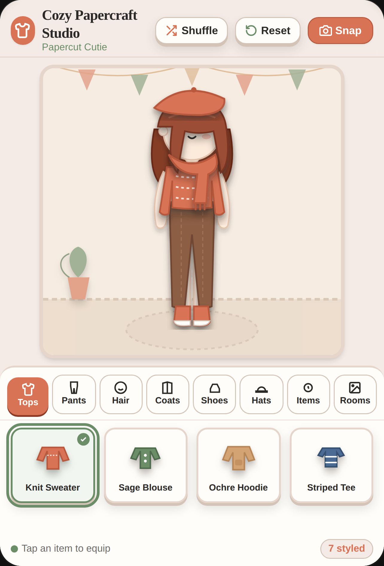 Cozy Papercraft Dress Up cover