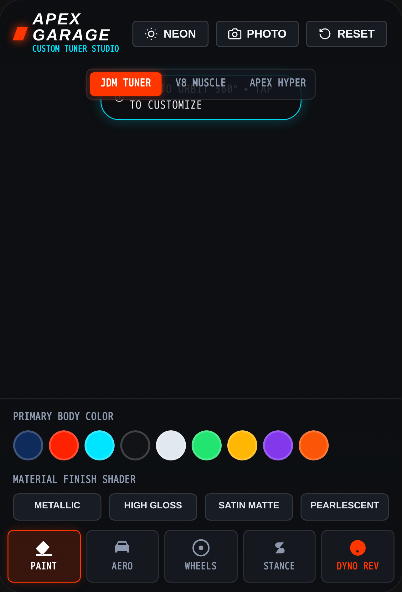 APEX TUNER: 3D GARAGE SANDBOX cover