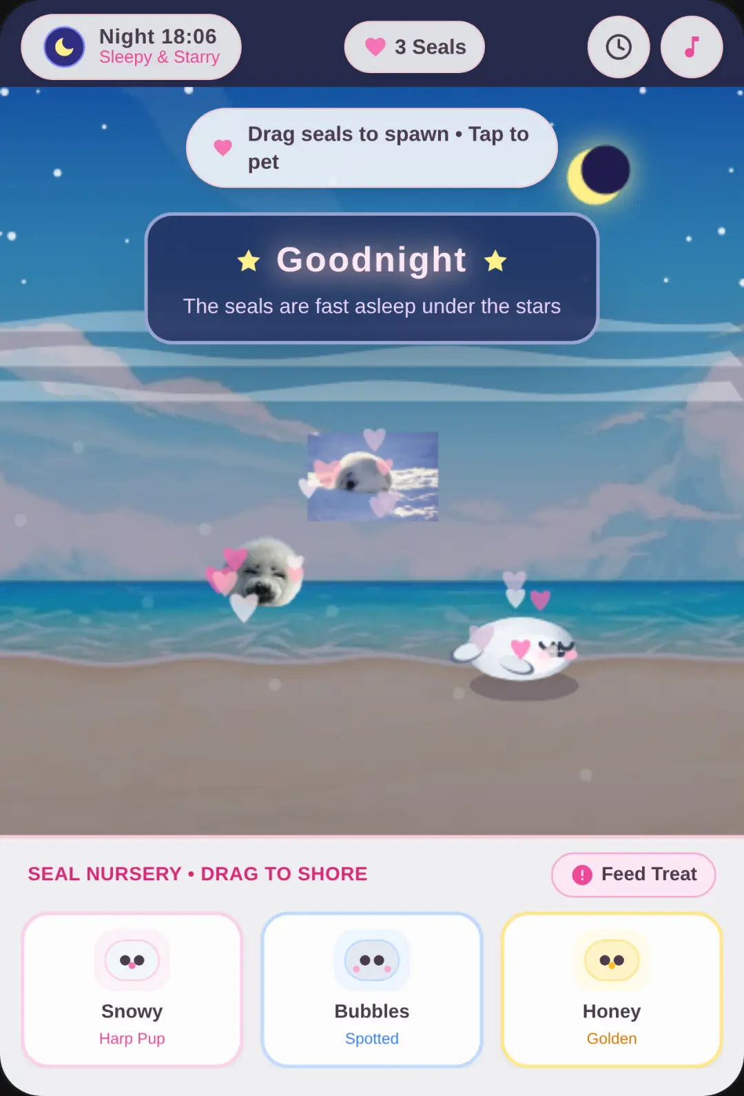 Cozy Seal Sanctuary (goodnight my pookies!) cover