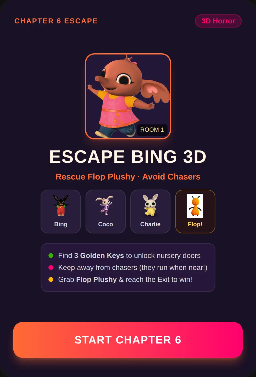 Bing Chapter 6 - 3D Nursery Escape cover
