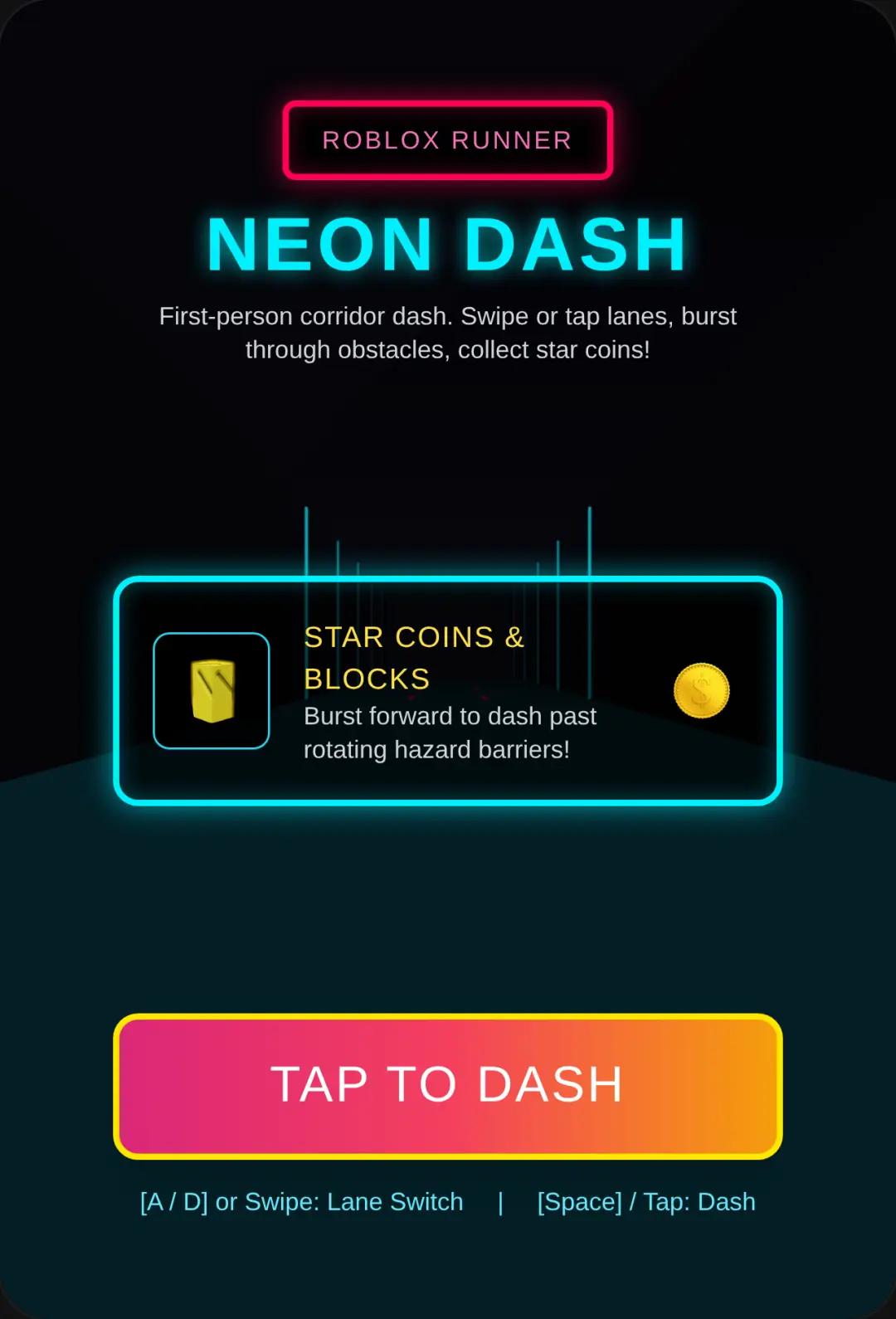 ROBLOX NEON DASH cover