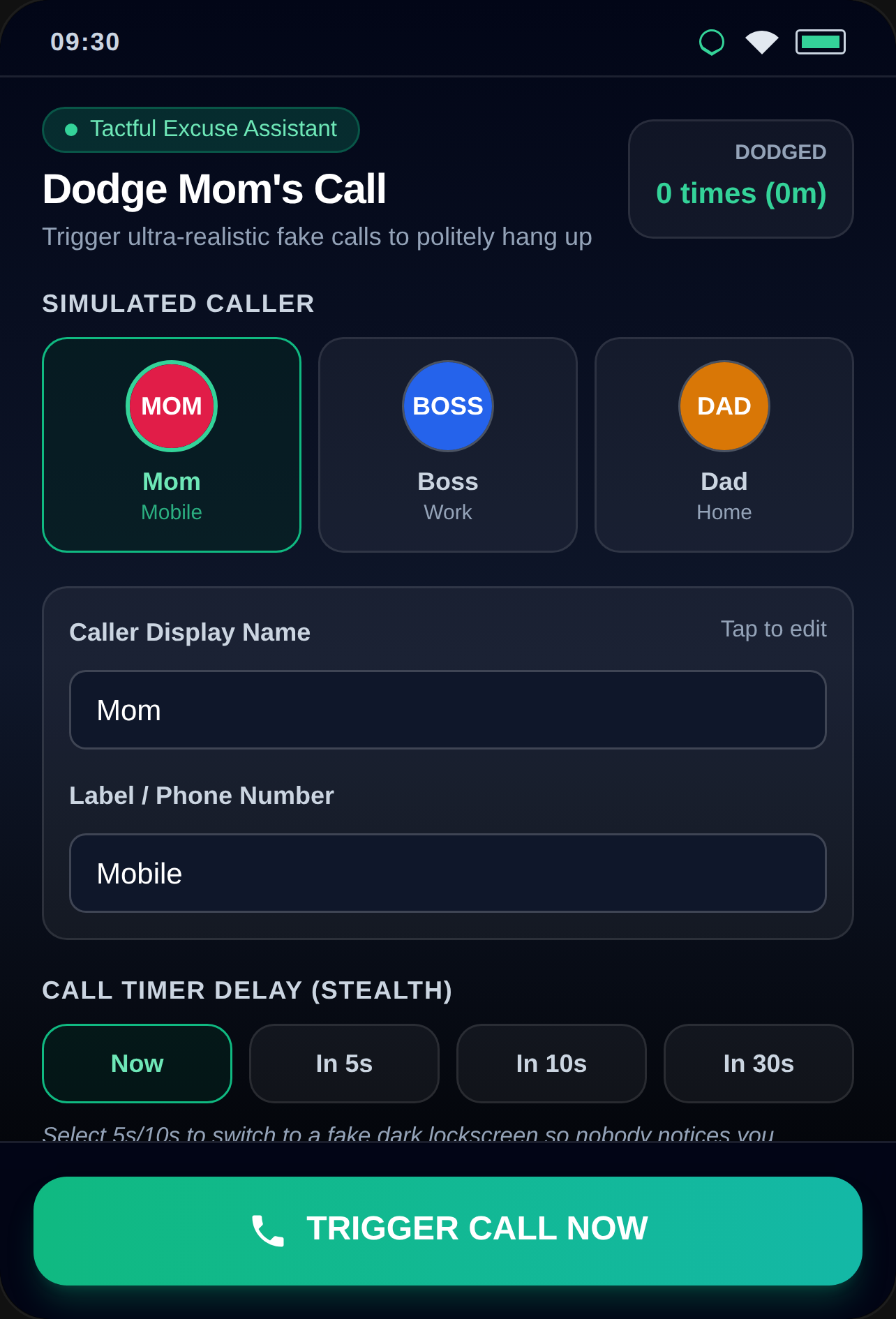Fake Call Prank - Excuse Generator cover