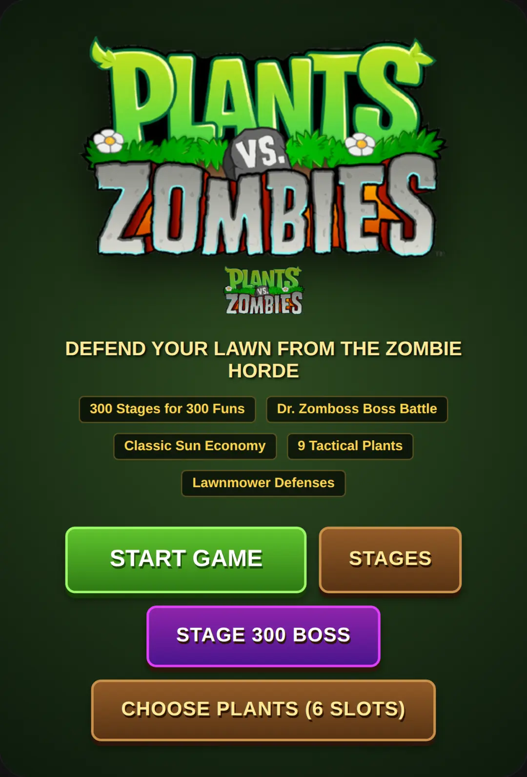 Plants vs. Zombies cover
