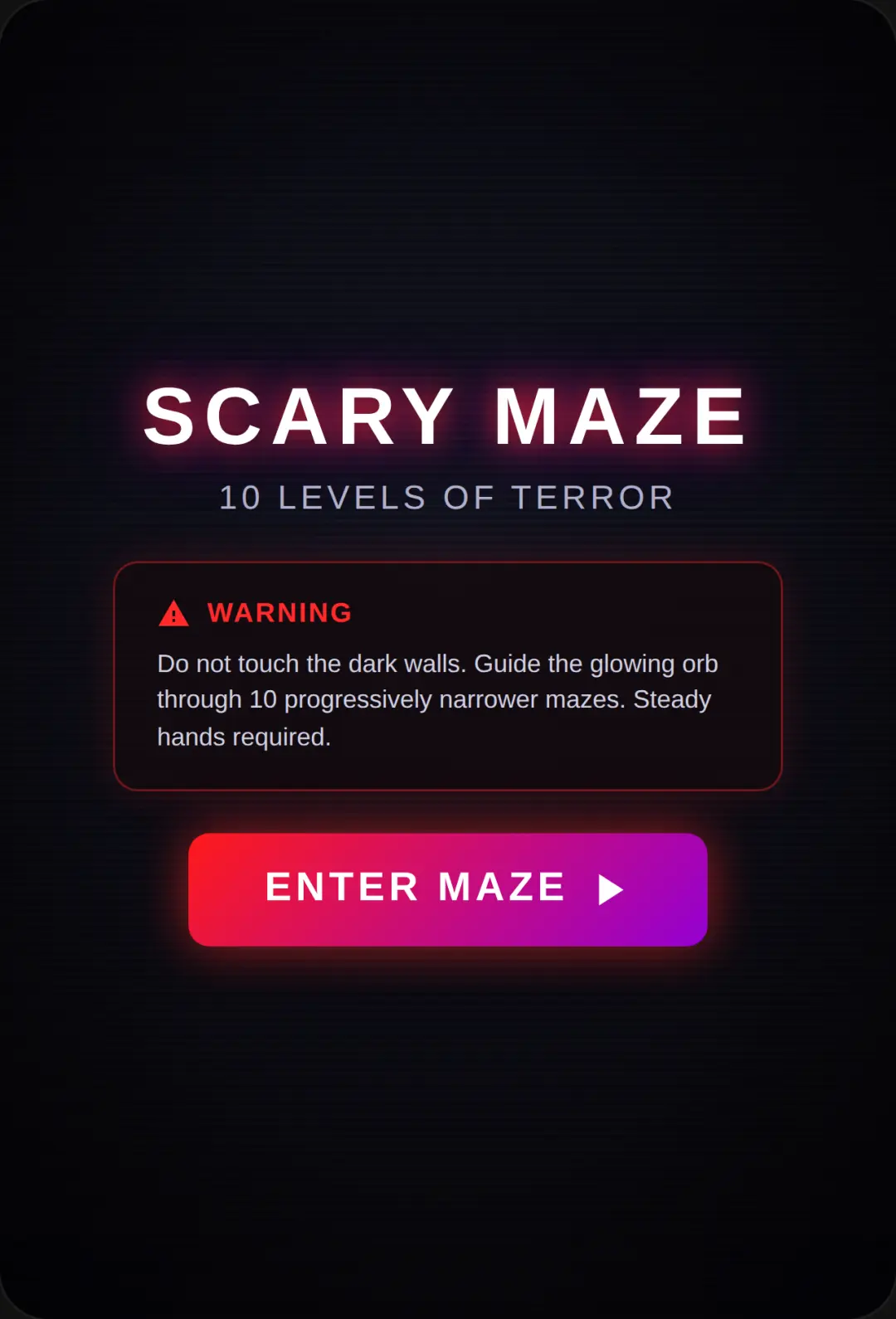 Scary Maze cover