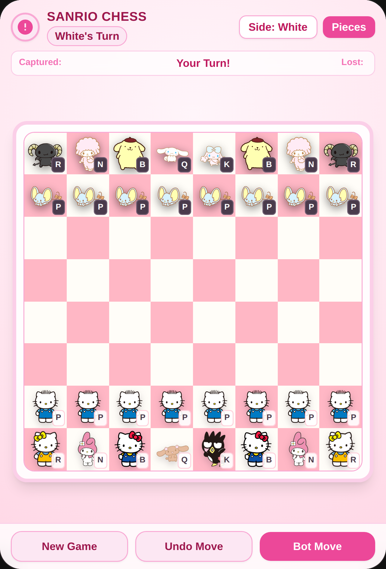 Sanrio Kawaii Chess cover