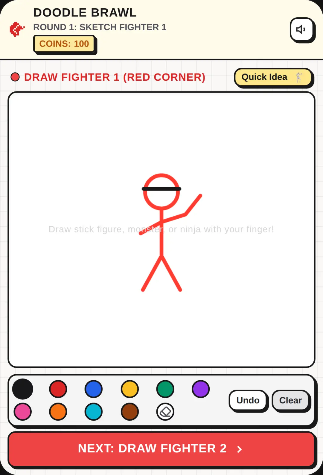 Doodle Brawl: Draw & Fight cover