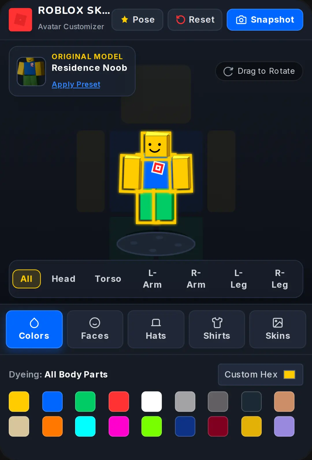 Roblox Skins Customizer cover
