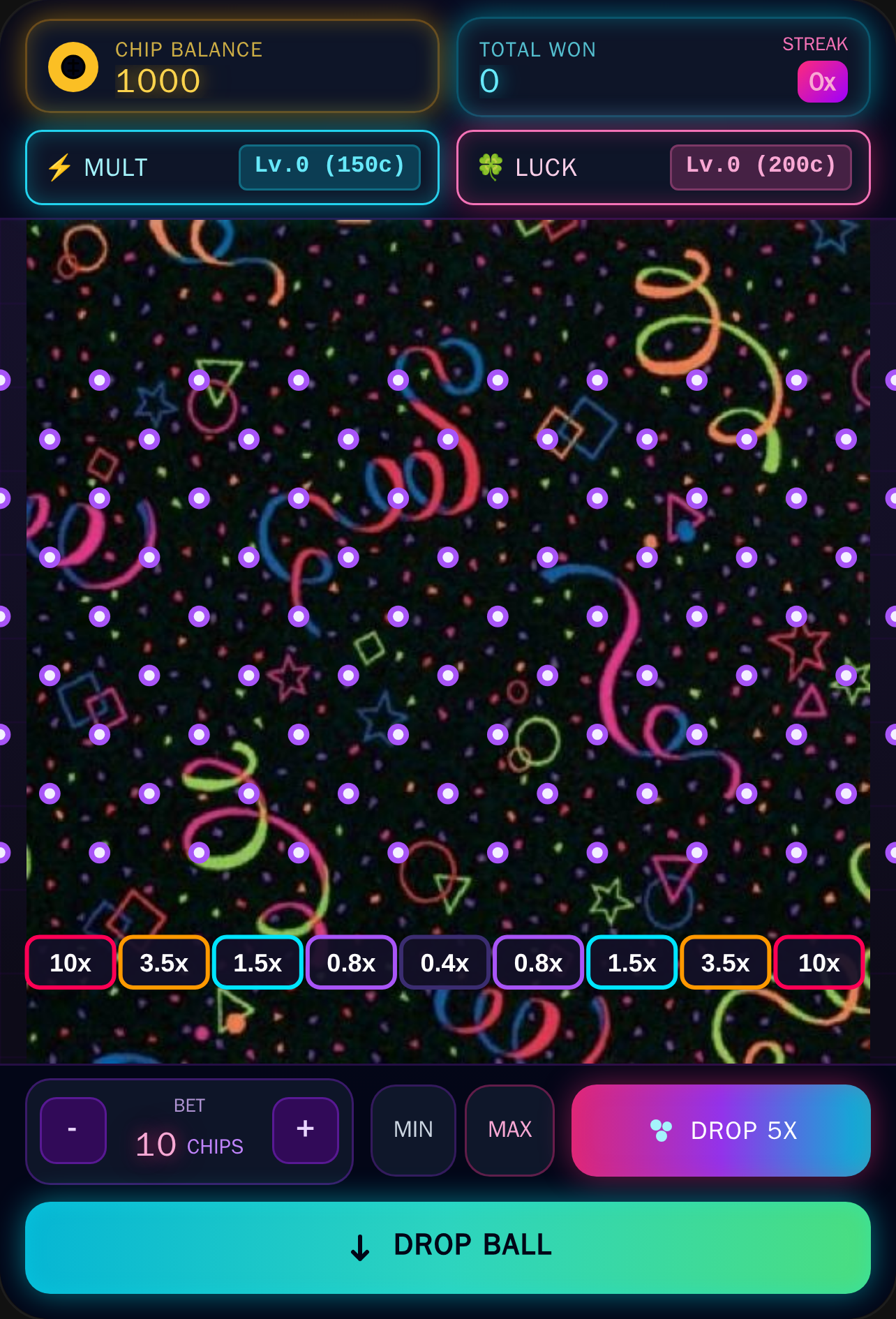 Plinko Neon Arcade cover