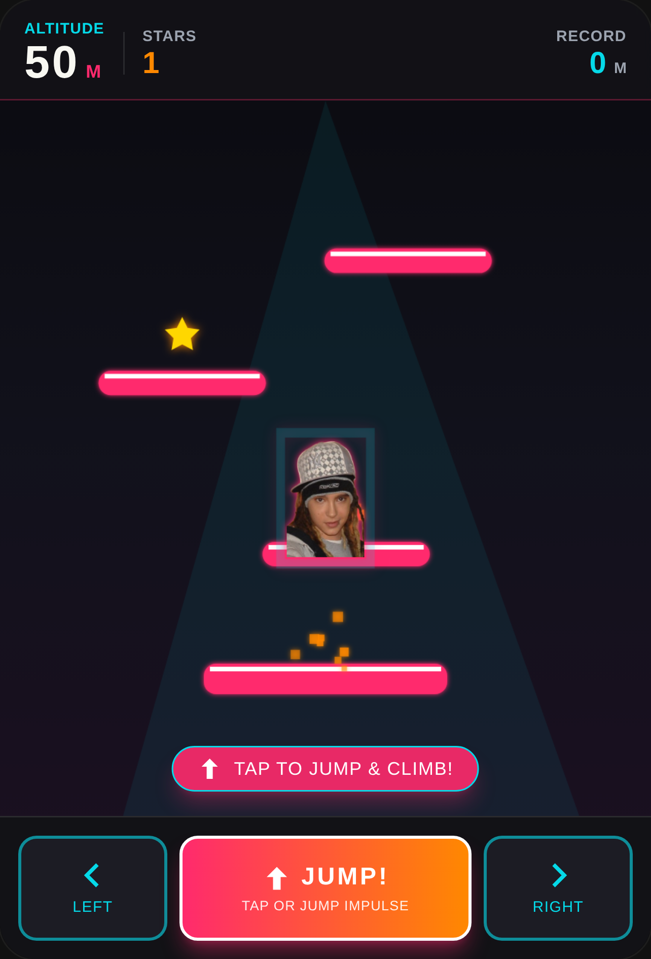 Tom Kaulitz jumping cover