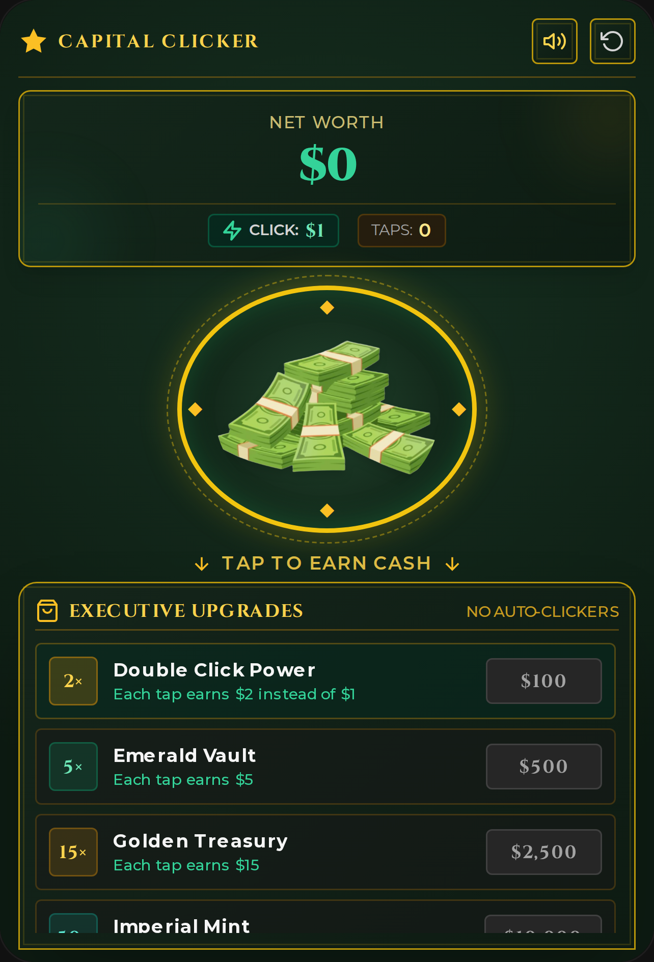 Money insane. Clicker cover