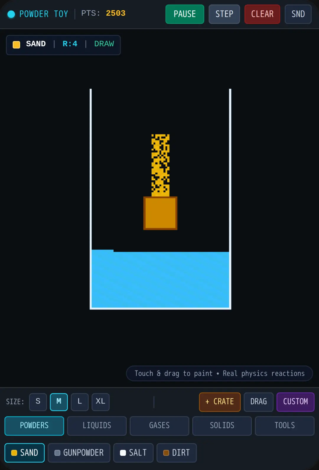 The Powder Toy - Physics Sandbox cover