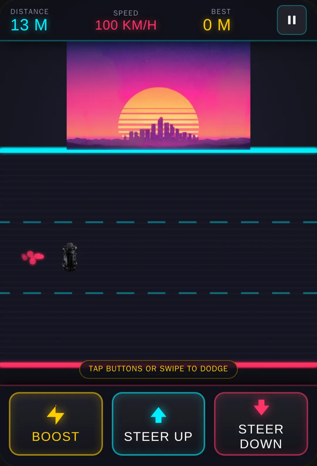 Neon Velocity - 2D Car Racing cover
