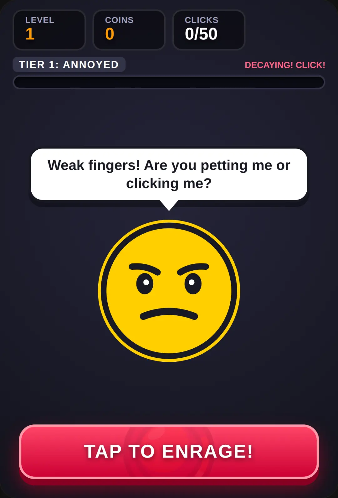 Emoji Meltdown: Rage Clicker cover