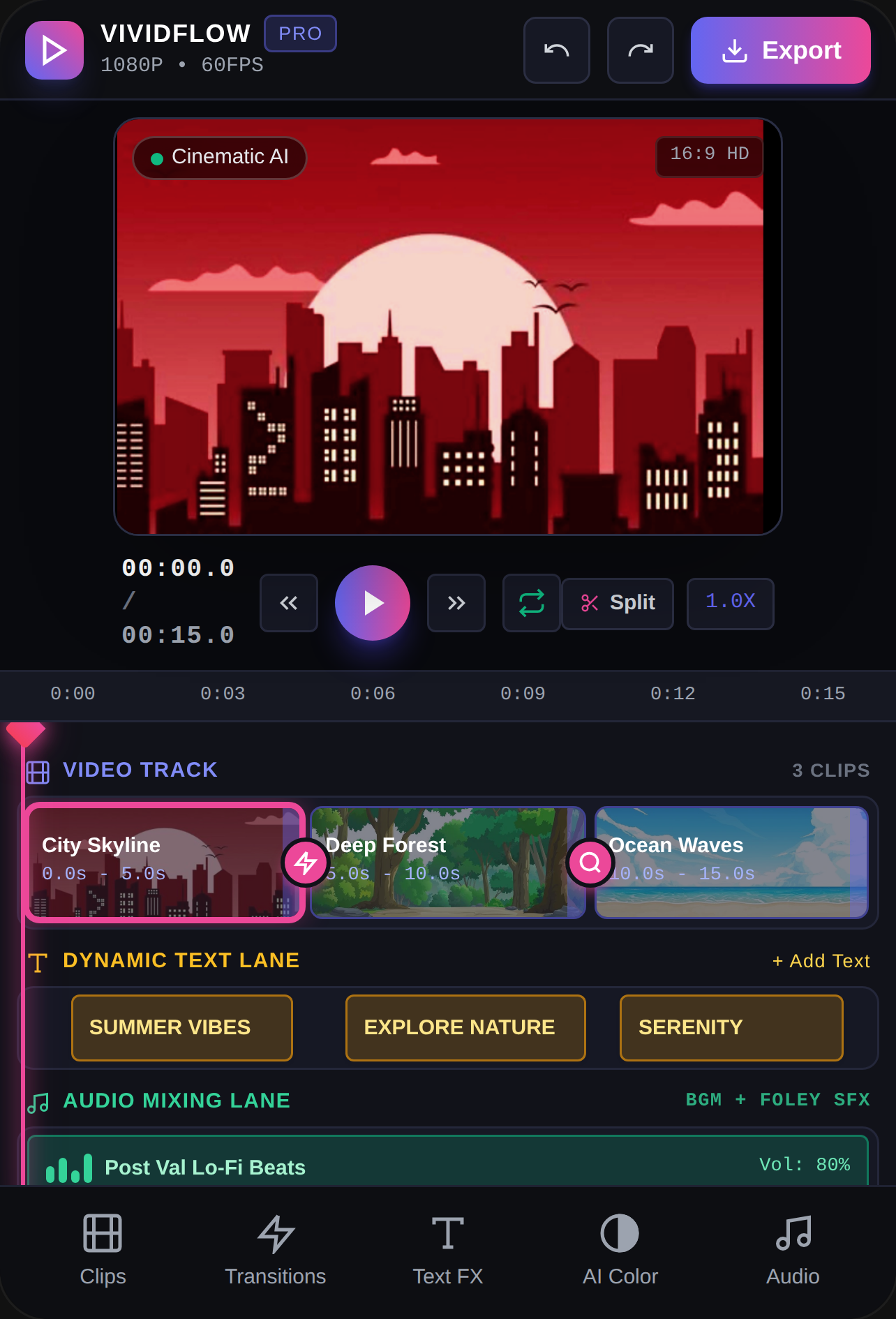 VividFlow — Video Editor cover
