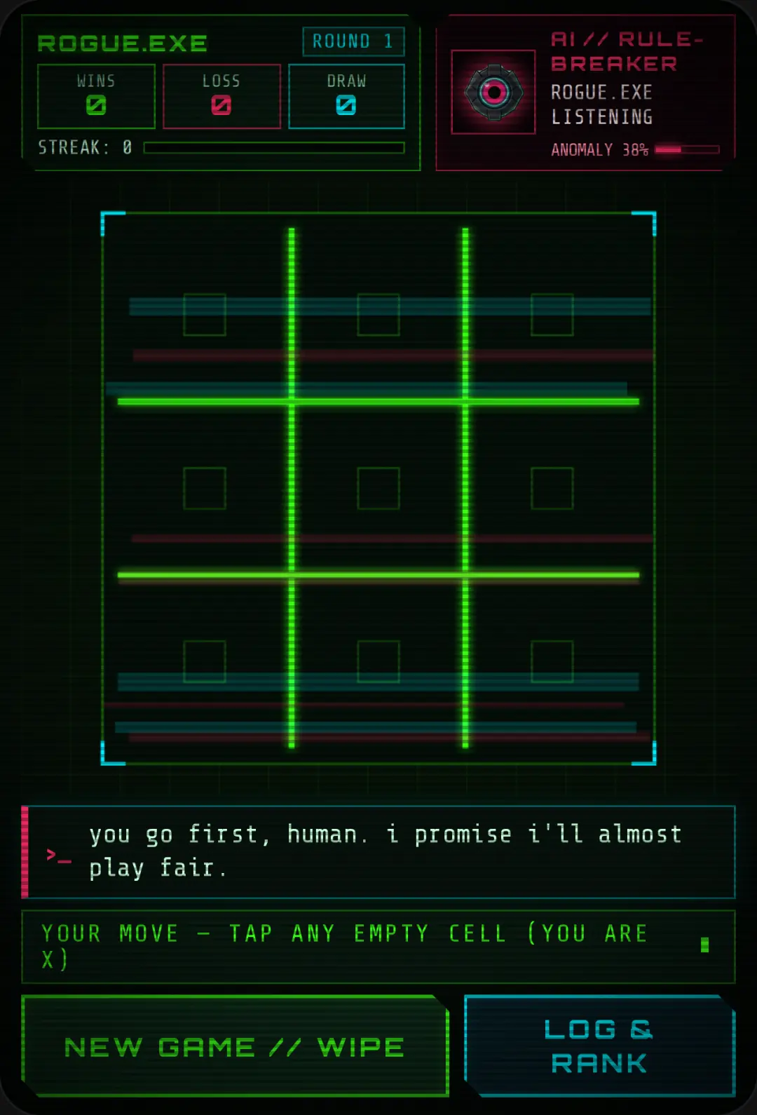 Cheating AI Tic Tac Toe cover