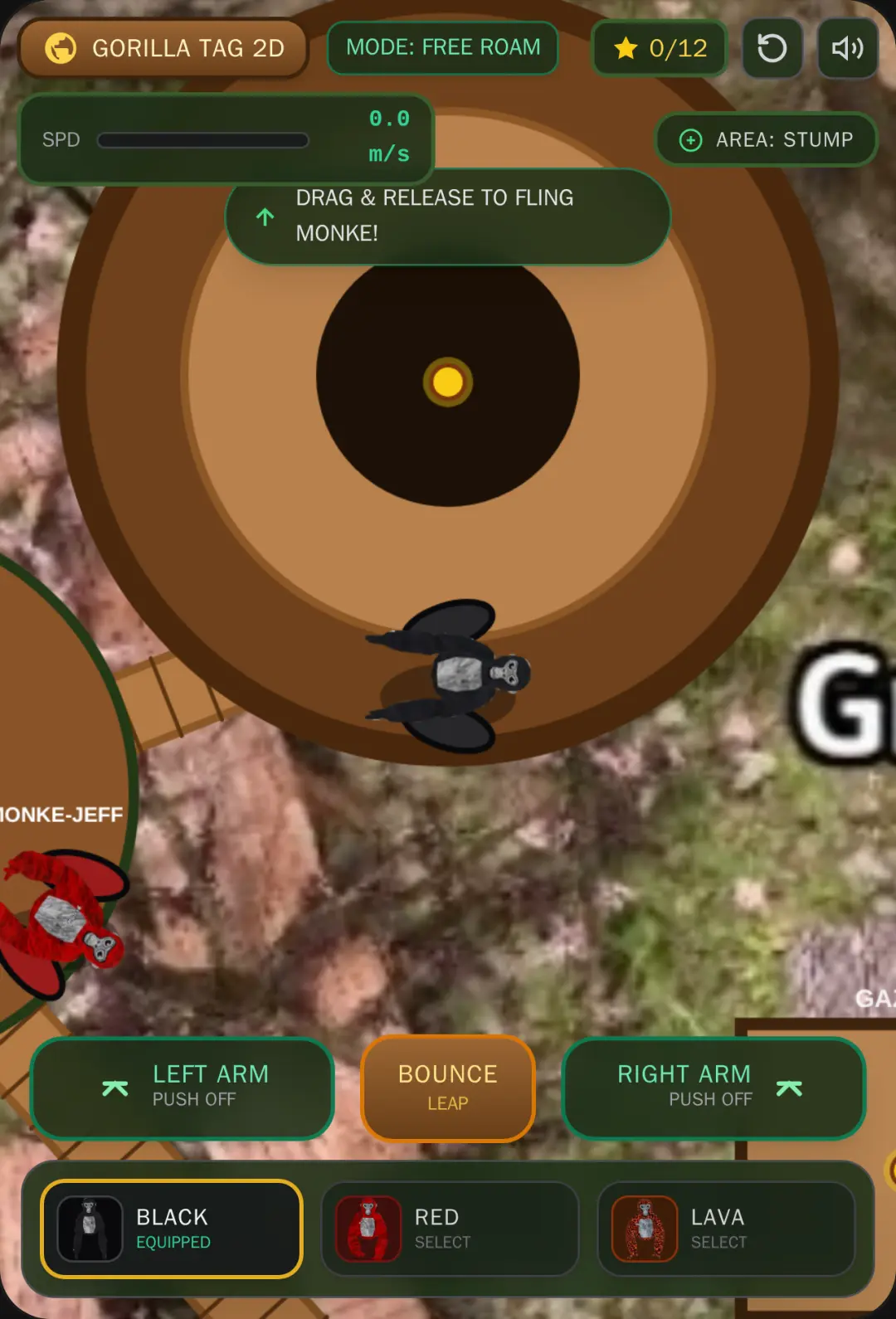 Gorilla Tag 2D - Forest Free Roam cover
