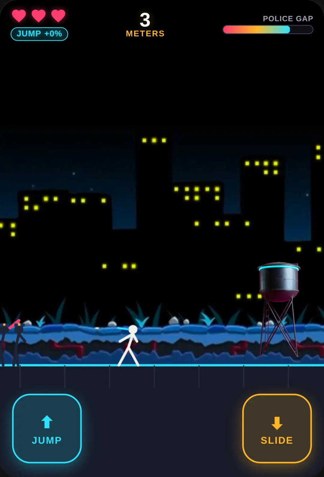 Rooftop Run: Stickman Police Chase cover