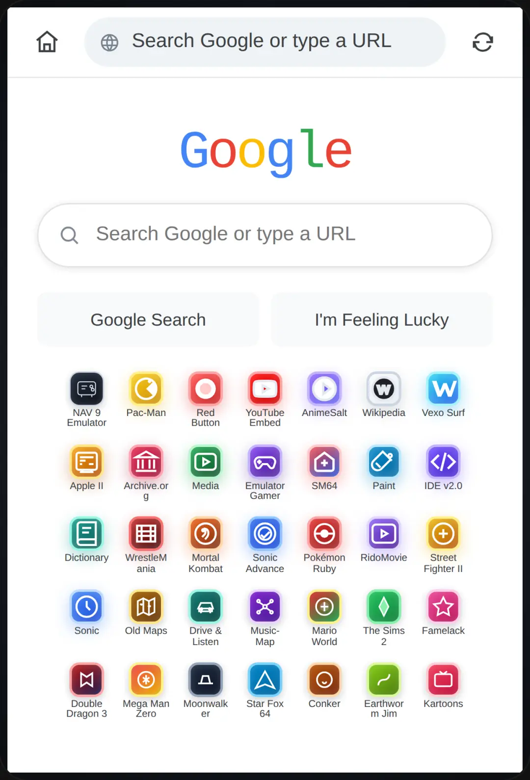 Sekai Mobile Google Browser cover