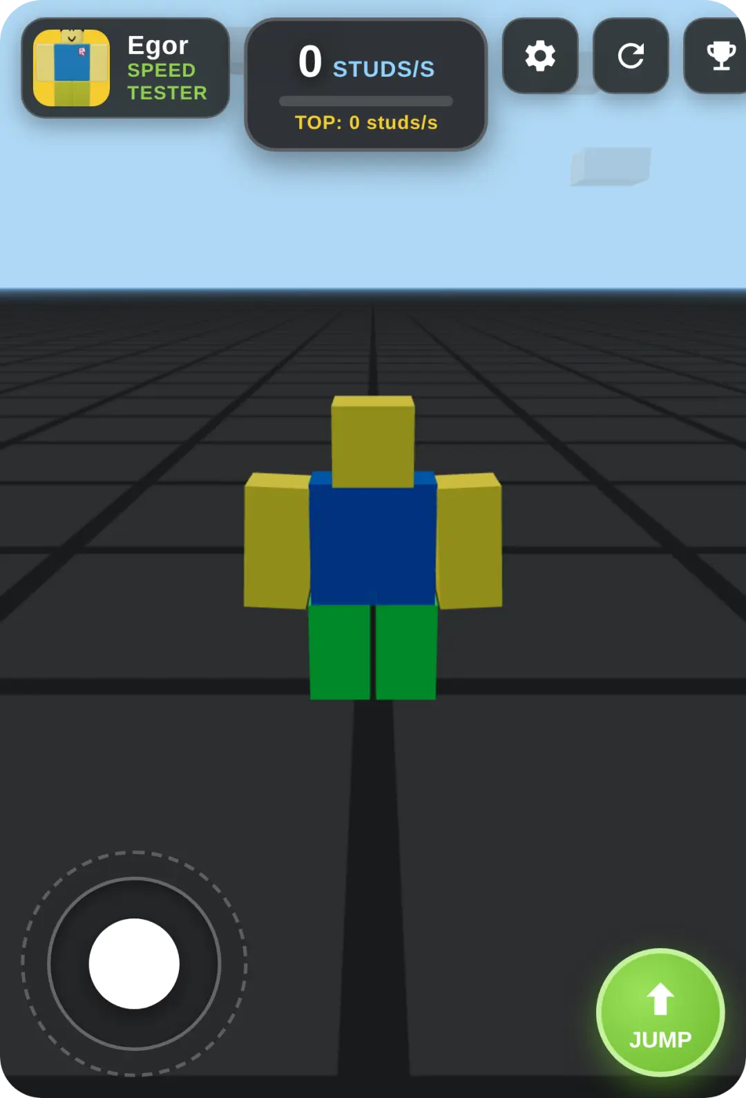 Roblox Egor Speed Tester 3D