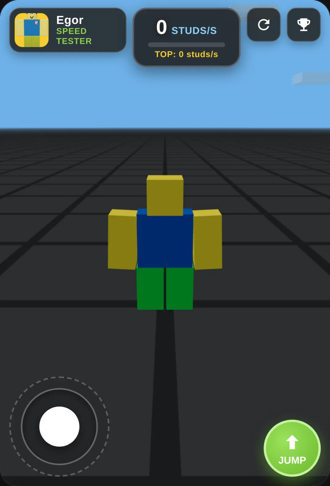Roblox Egor Speed Tester 3D