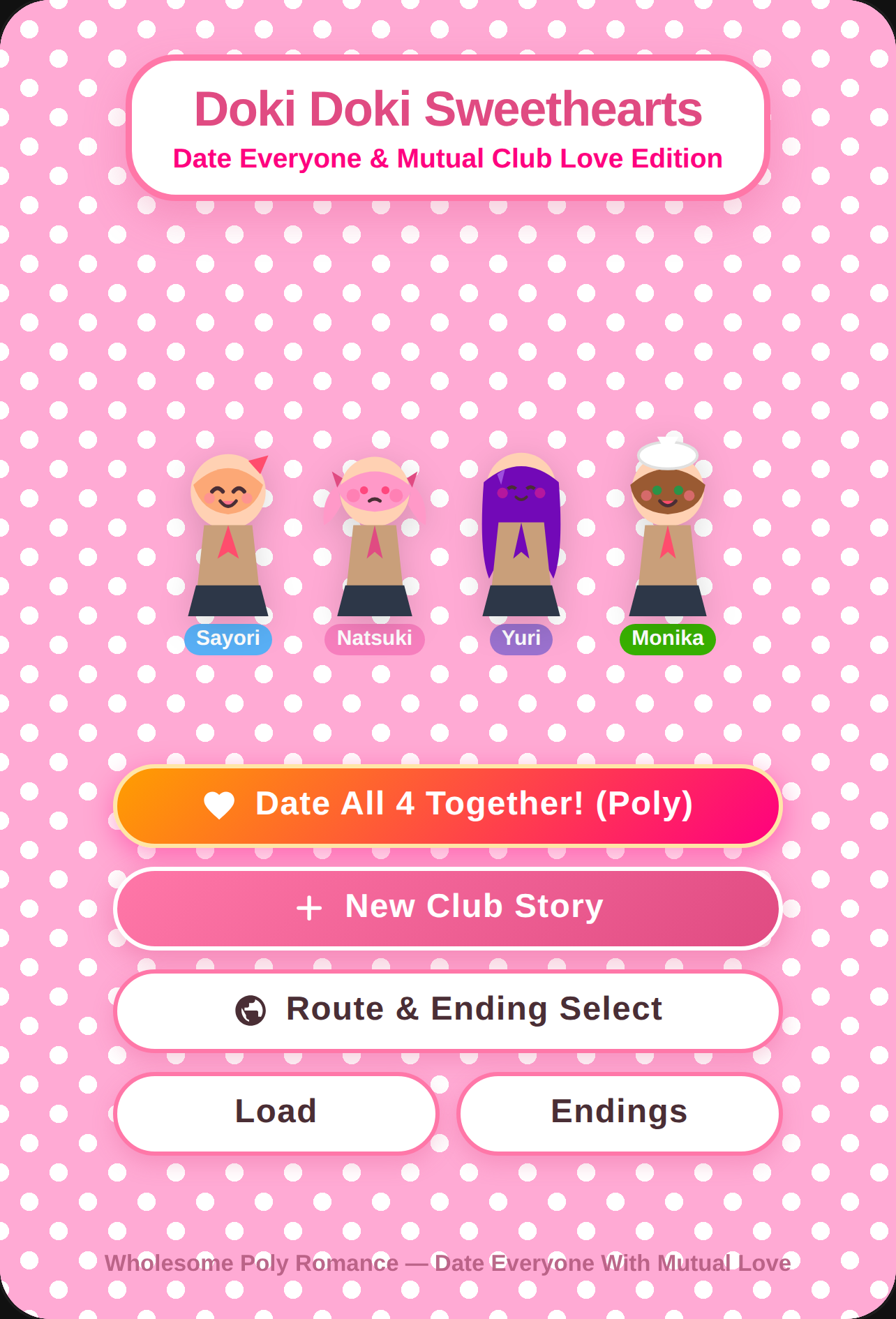 Doki Doki Sweetheart Club - Multi Romance Edition cover