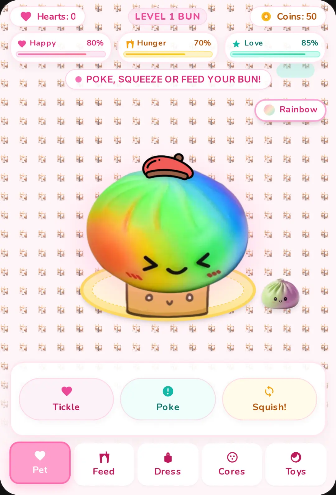 Rainbow Bun Squishy Pet cover