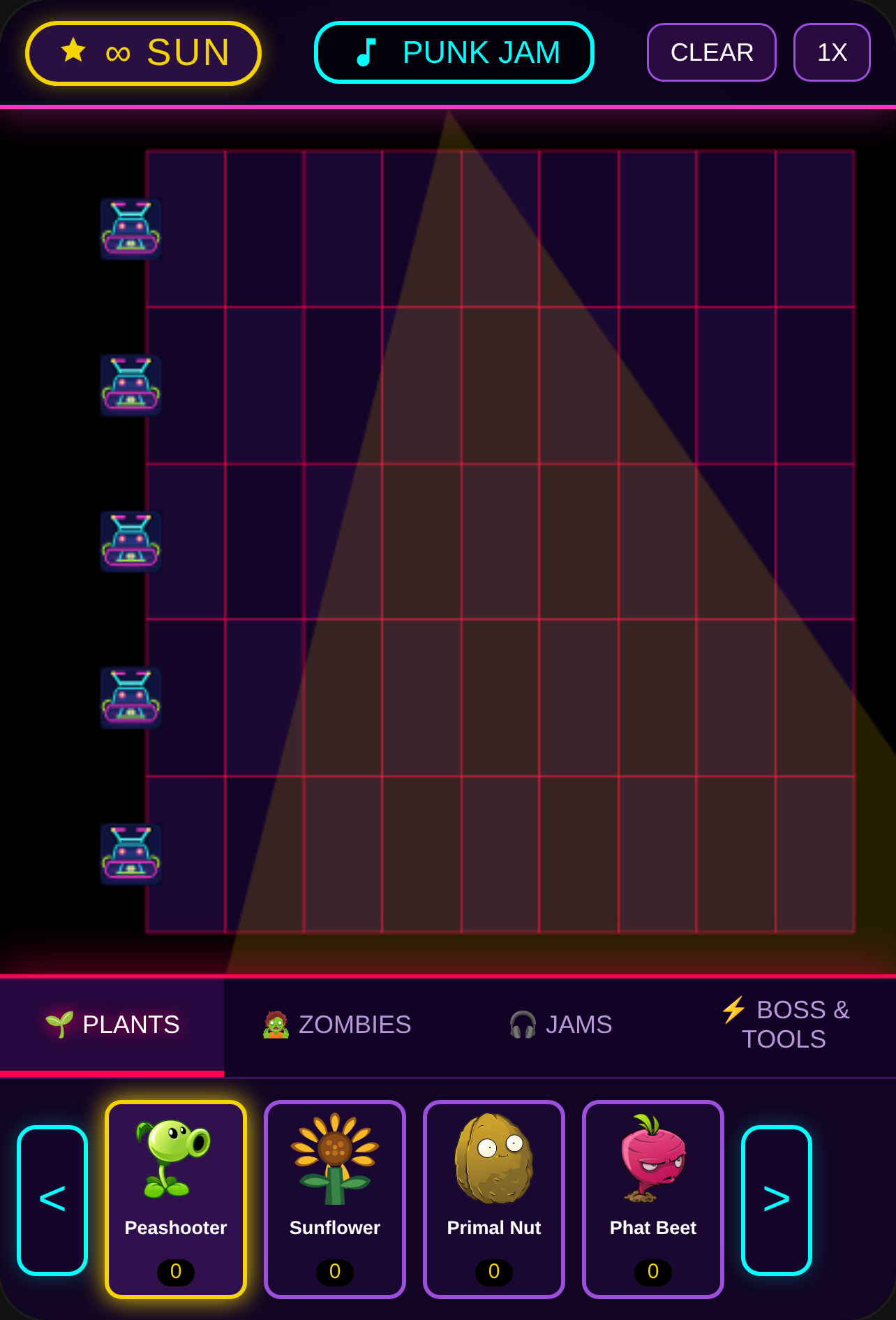 PvZ Neon Mixtape Tour Sandbox cover