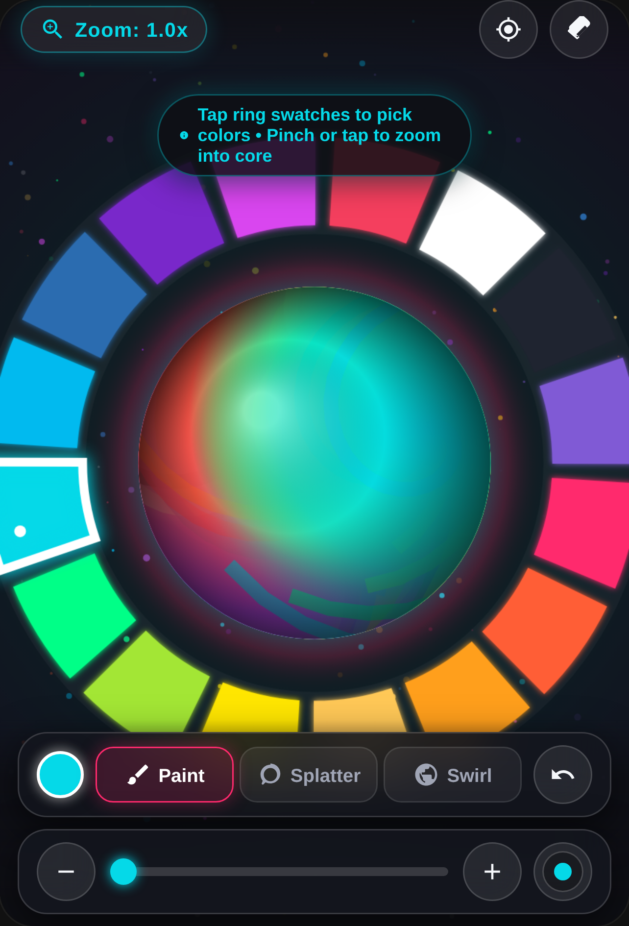 Paint Planet — Infinite Zoom & Studio cover