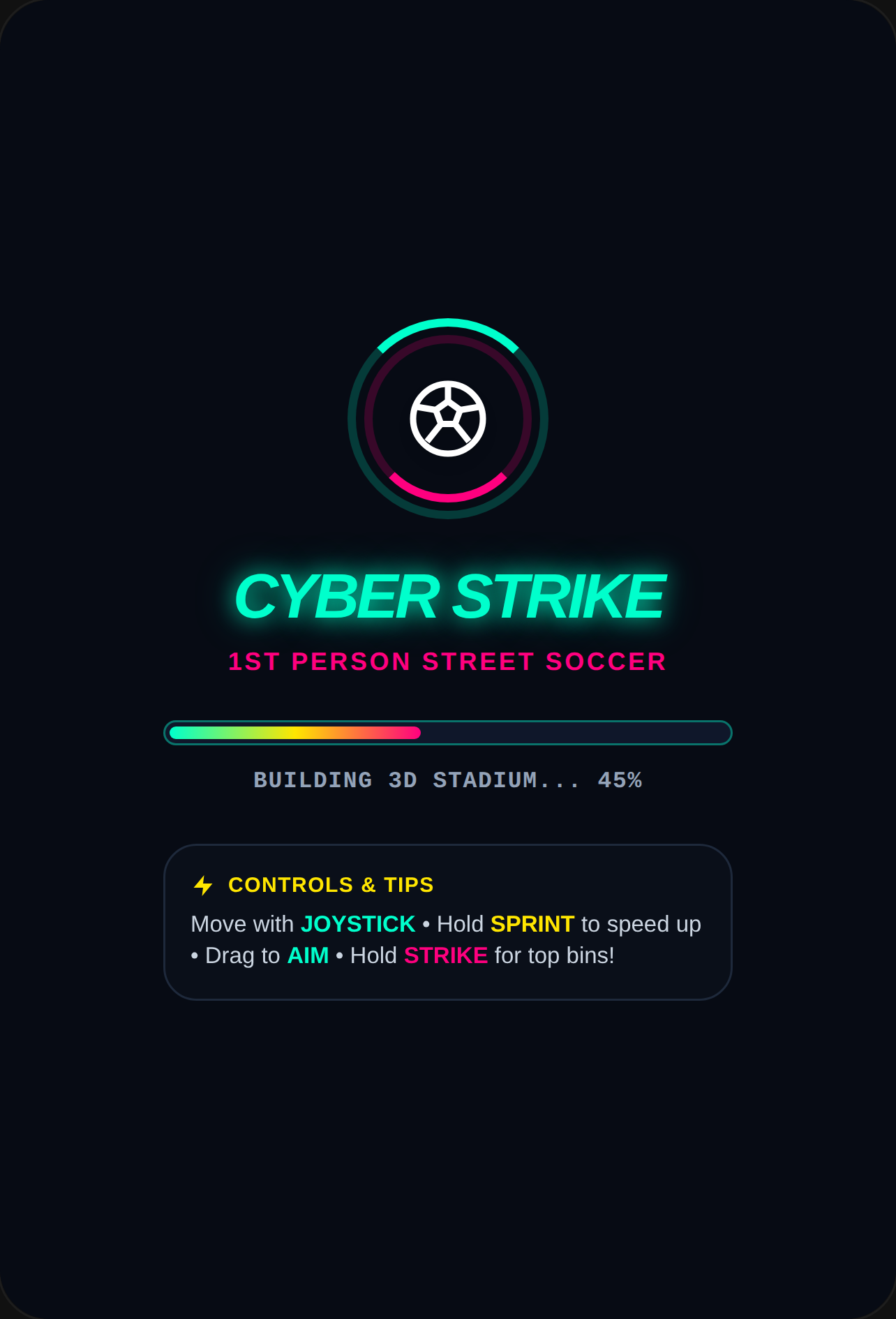 CYBER STRIKE: 1ST PERSON SOCCER cover