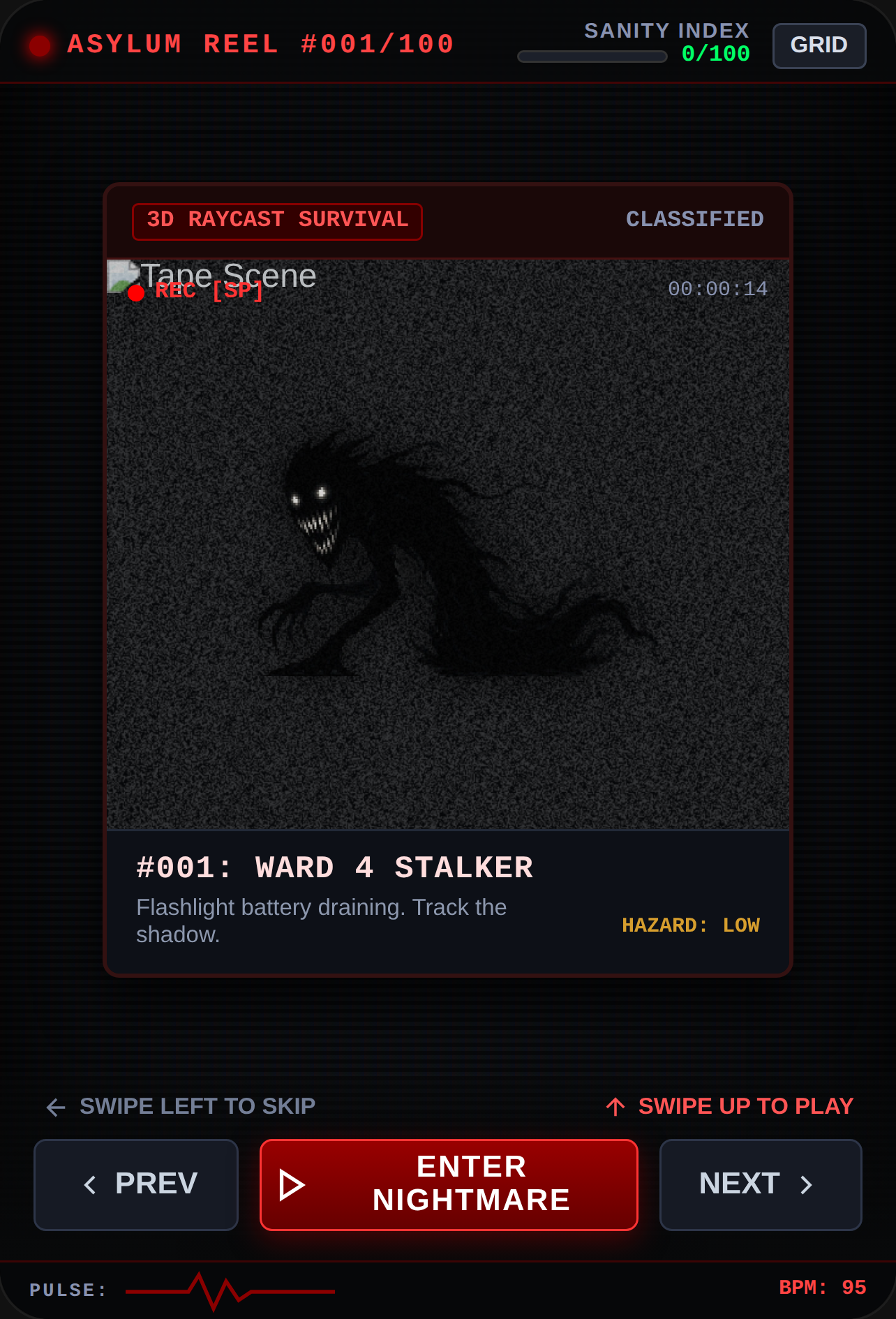 100 HORROR GAMES · ASYLUM ARCHIVES cover