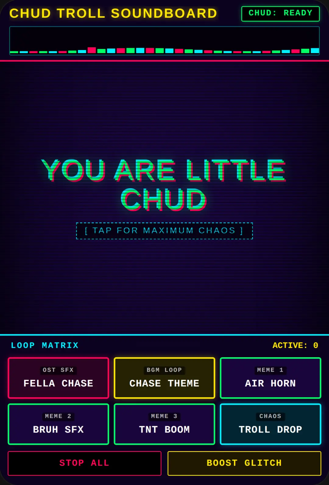 CHUD TROLL SOUNDBOARD cover