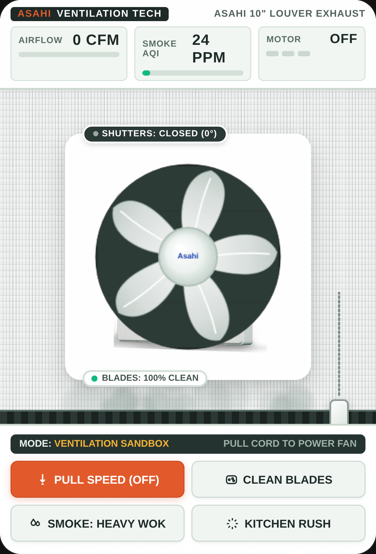 Asahi Exhaust Fan Simulator cover