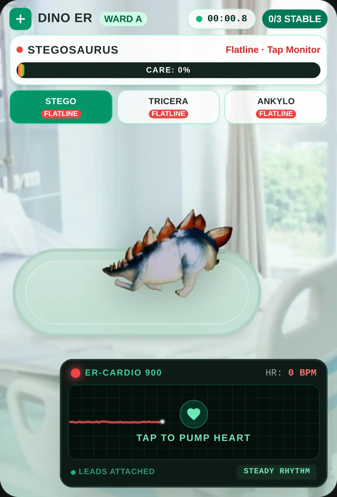 Dino ER · Critical Care cover